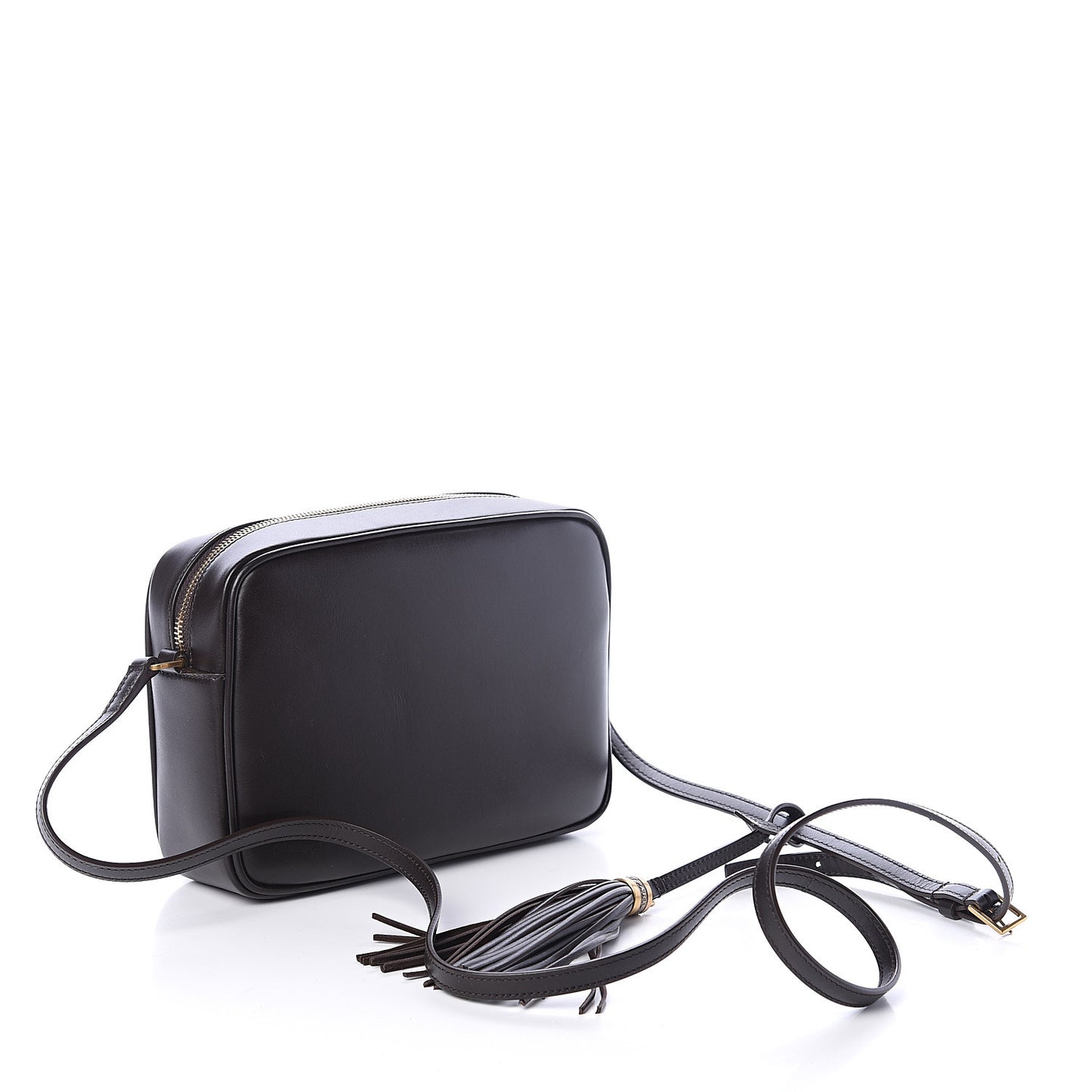Pony Hair Calfskin Studded Monogram Lou Camera Bag Dusty White Brown