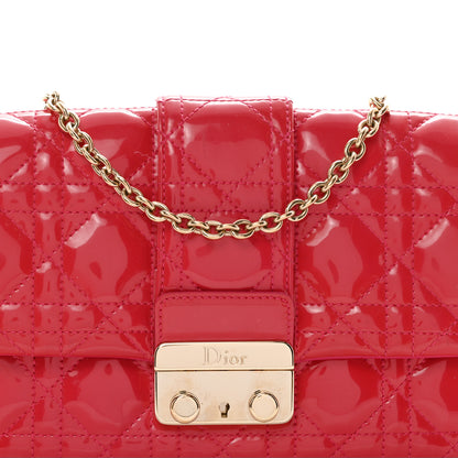 Christian Dior Patent Cannage Miss Dior Promenade Pouch Fuchsia 8 of 11