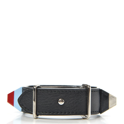 Fendi Calfskin Rainbow Studded Bracelet Multicolor 3 of 6