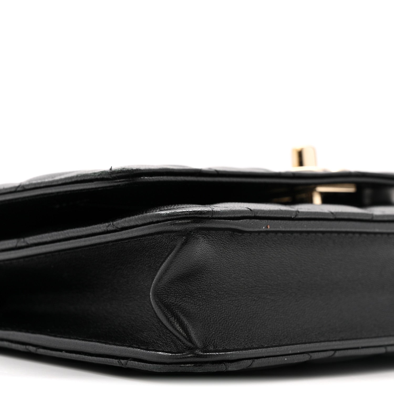 Chanel Lambskin Quilted Trendy CC Wallet On Chain WOC Black 10 of 13