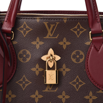 Louis Vuitton Monogram Flower Zipped Tote MM Bordeaux 10 of 16