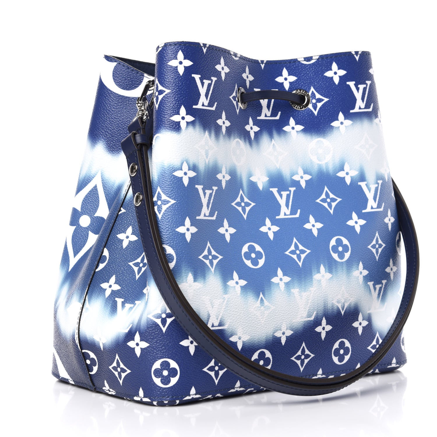 Louis Vuitton Monogram Escale Neonoe MM Blue 3 of 8