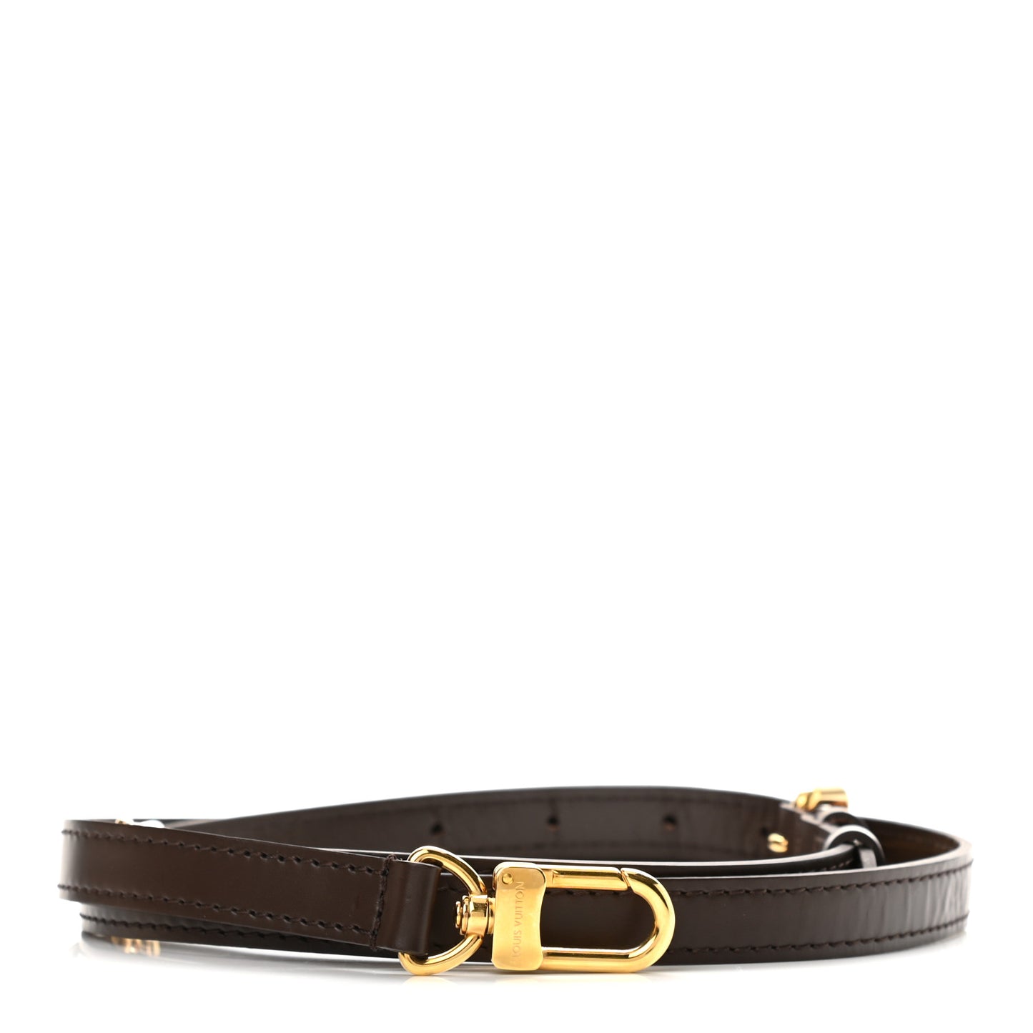 Calfskin 12mm Adjustable Shoulder Strap Brown