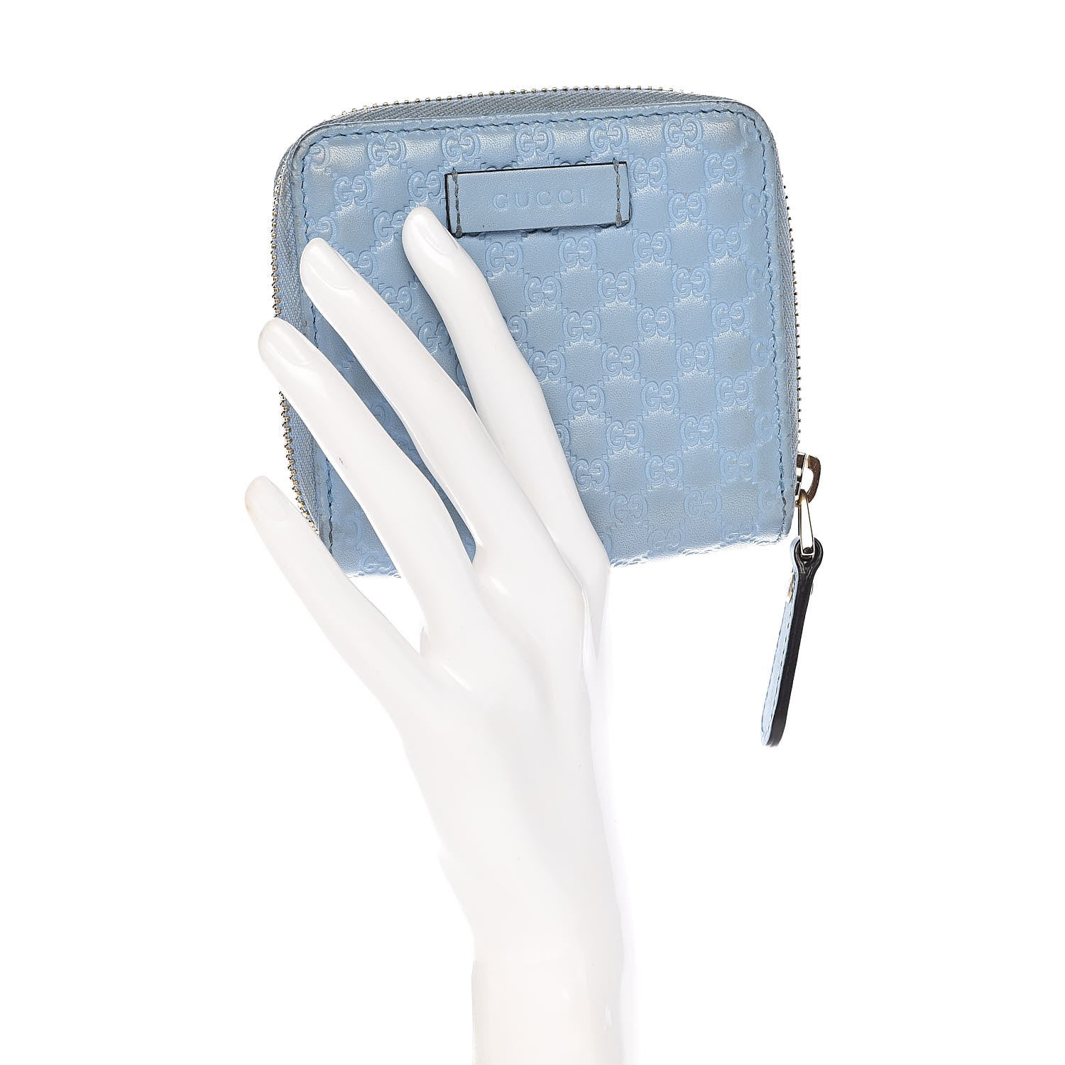 Gucci Microguccissima Compact Wallet Mineral Blue 2 of 11