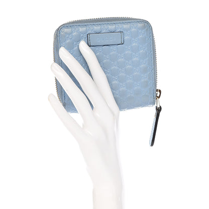 Gucci Microguccissima Compact Wallet Mineral Blue 2 of 11