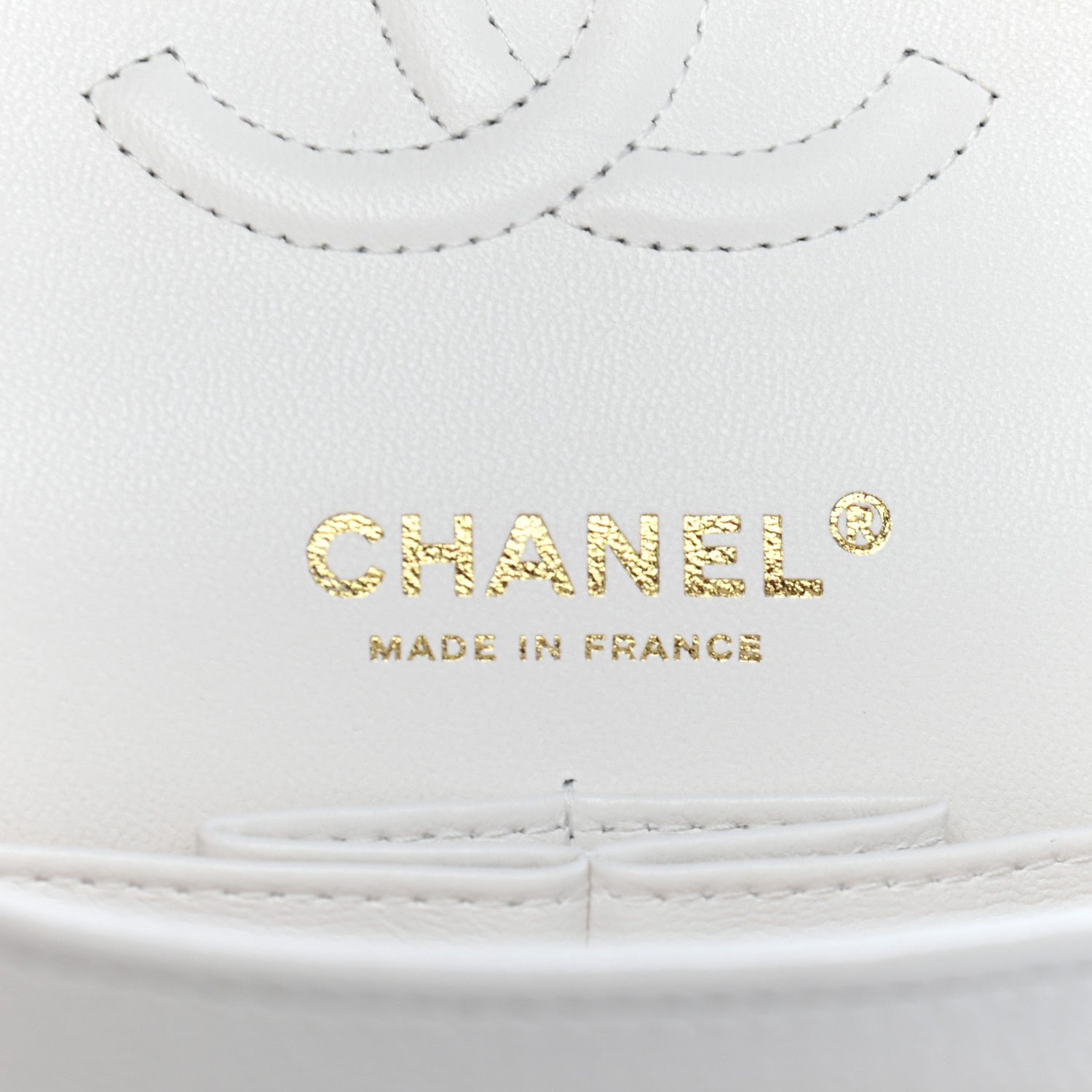 Chanel Caviar Quilted Small Double Flap White 6 of 9