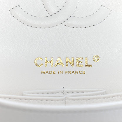 Chanel Caviar Quilted Small Double Flap White 6 of 9