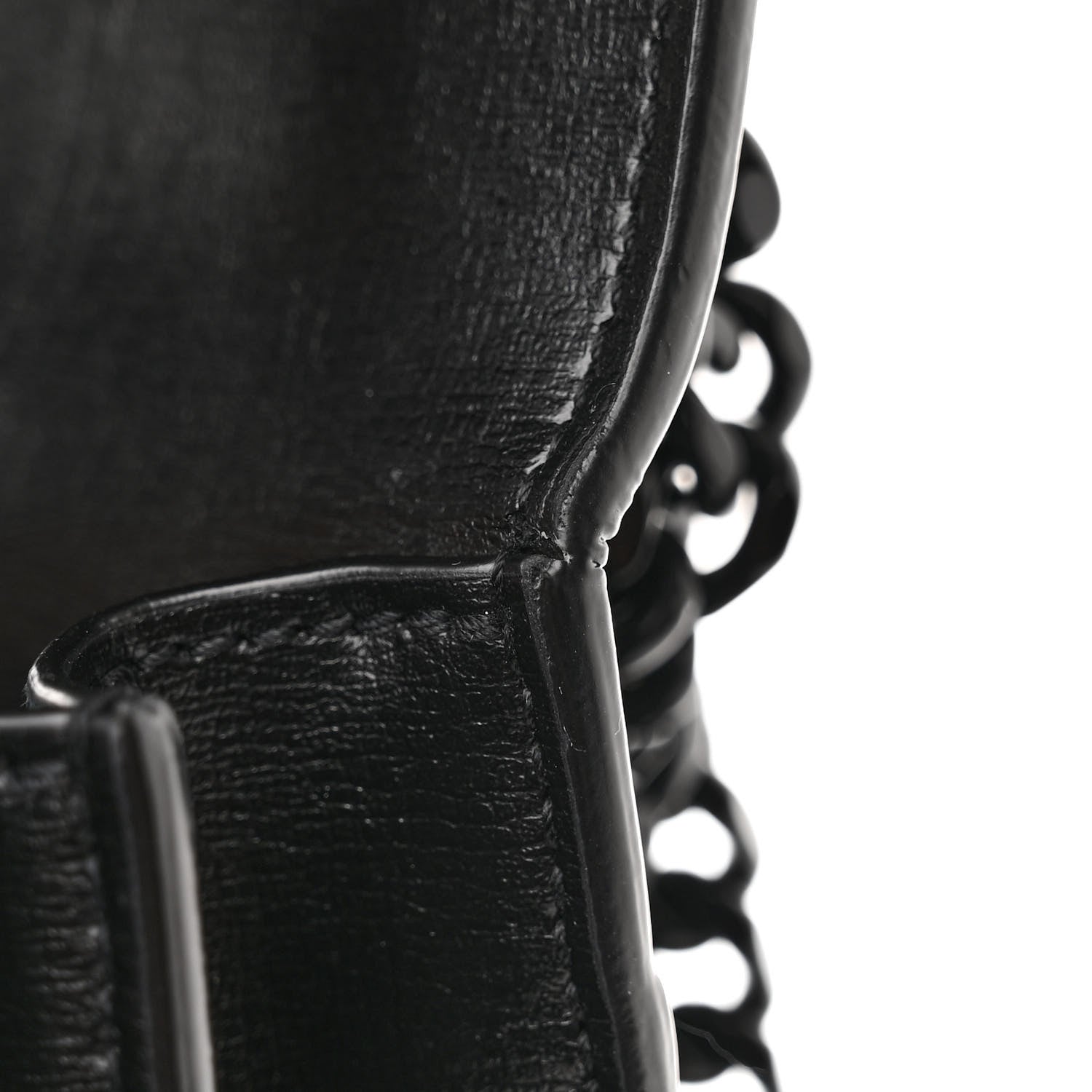 Saint Laurent Calfskin Medium Monogram Monochrome Sunset Black 11 of 13