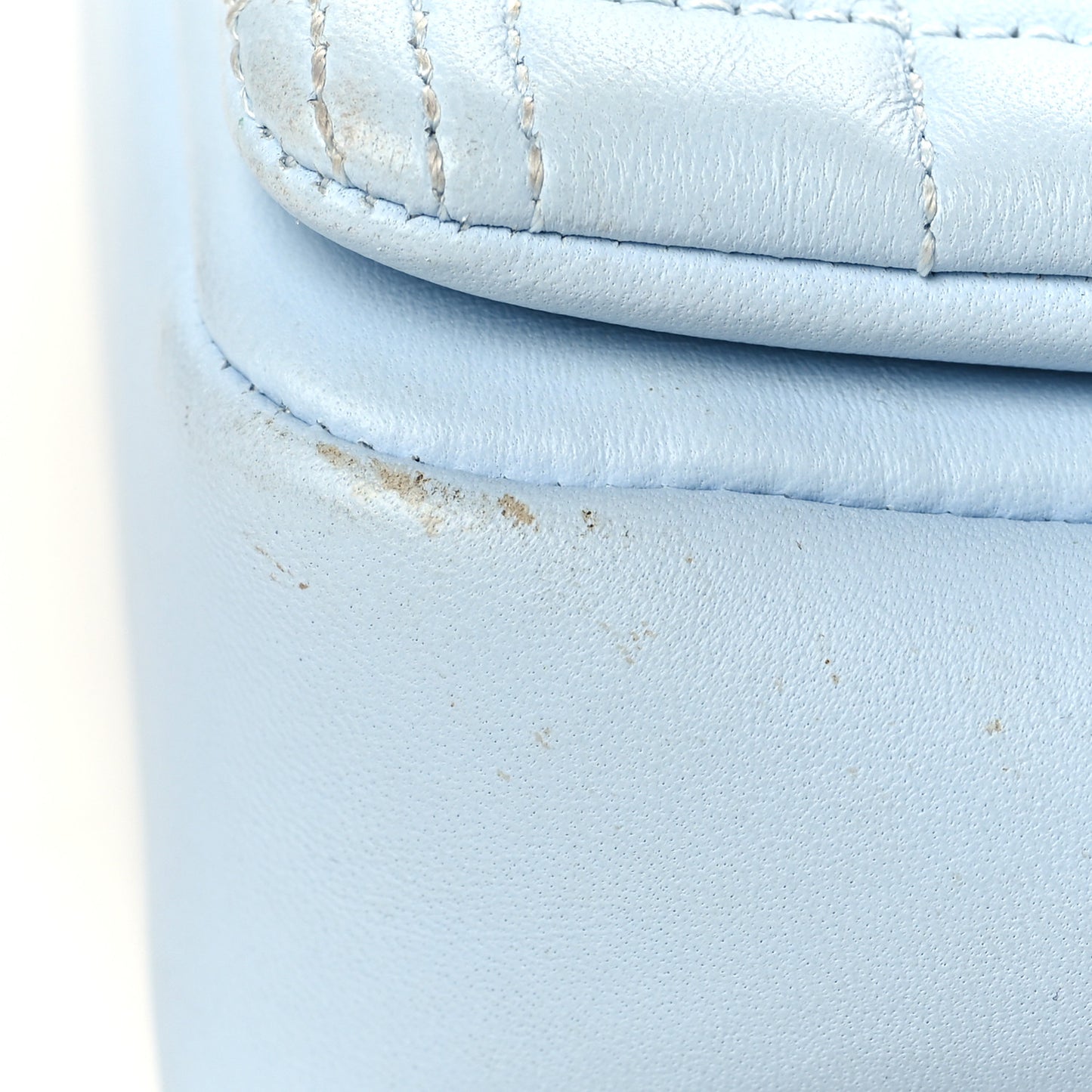 Lambskin Quilted Small Lola Bag Pale Blue