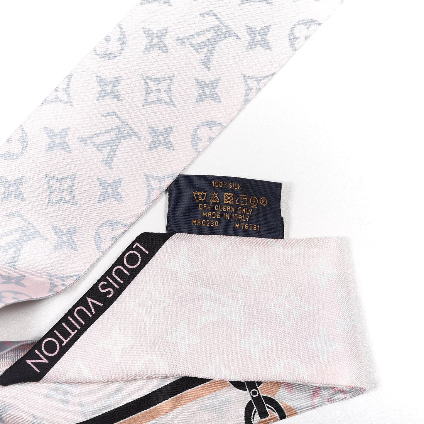 Silk Monogram Rising Confidential BB Bandeau Black Rose
