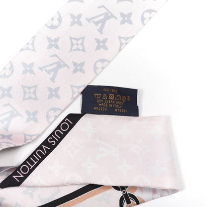Louis Vuitton Silk Monogram Rising Confidential BB Bandeau Black Rose 5 of 5
