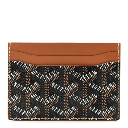 Goyard Goyardine Saint Sulpice Card Holder Black Gold 1 of 7