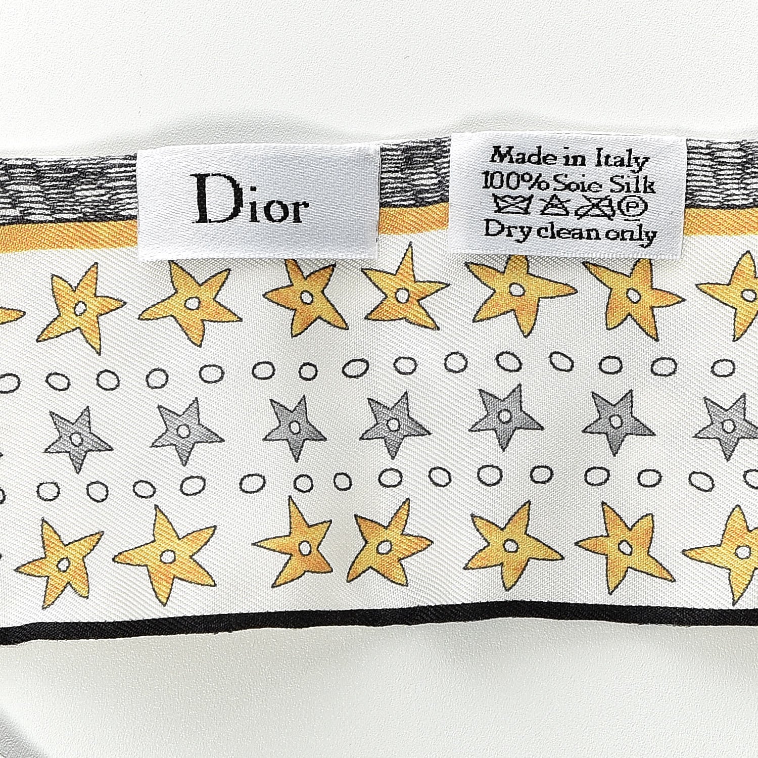 Christian Dior Silk L'Etoile Mitzah Scarf 3 of 4