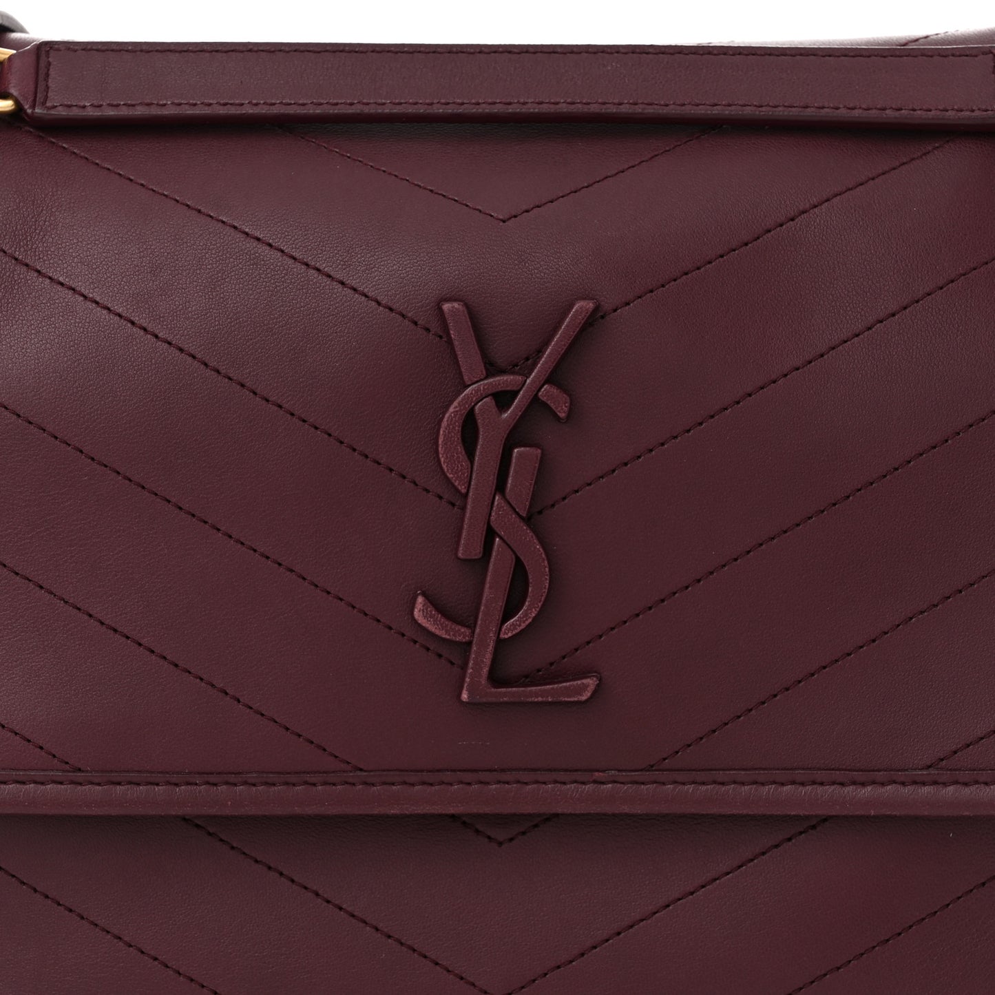 Lambskin Matelasse Monogram Medium Niki Chain Satchel Rouge Legion