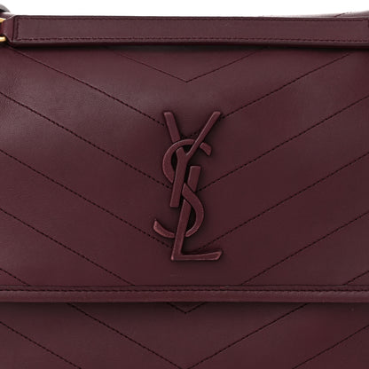 Saint Laurent Lambskin Matelasse Monogram Medium Niki Chain Satchel Rouge Legion 8 of 11