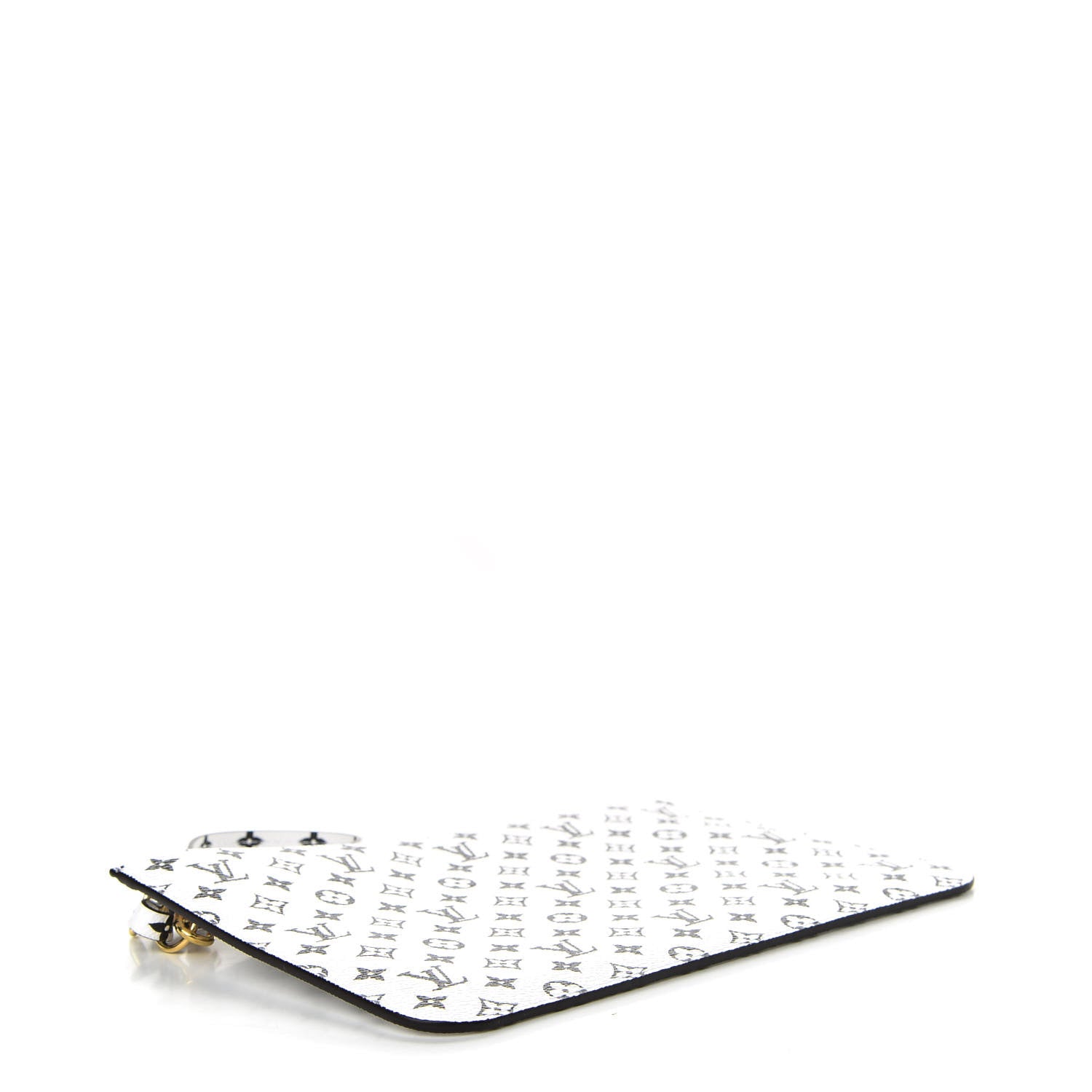 Louis Vuitton Monogram Giant Neverfull MM GM Pochette White 4 of 6