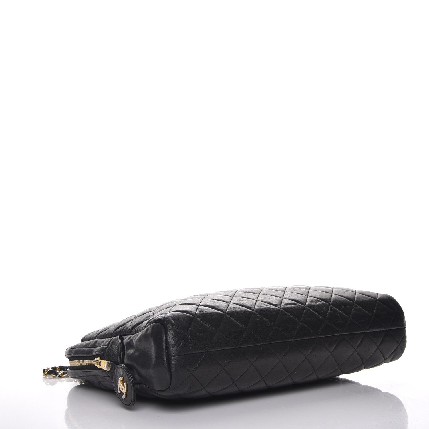 Chanel Lambskin Quilted Shoulder Bag Black 4 of 13