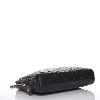 Chanel Lambskin Quilted Shoulder Bag Black 4 of 13