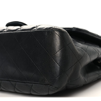 Chanel Lambskin Quilted Jumbo Single Flap Black 9 of 10