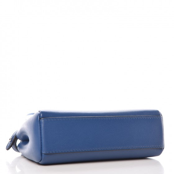 Shiny Nappa Micro Peekaboo Iconic Satchel Iris