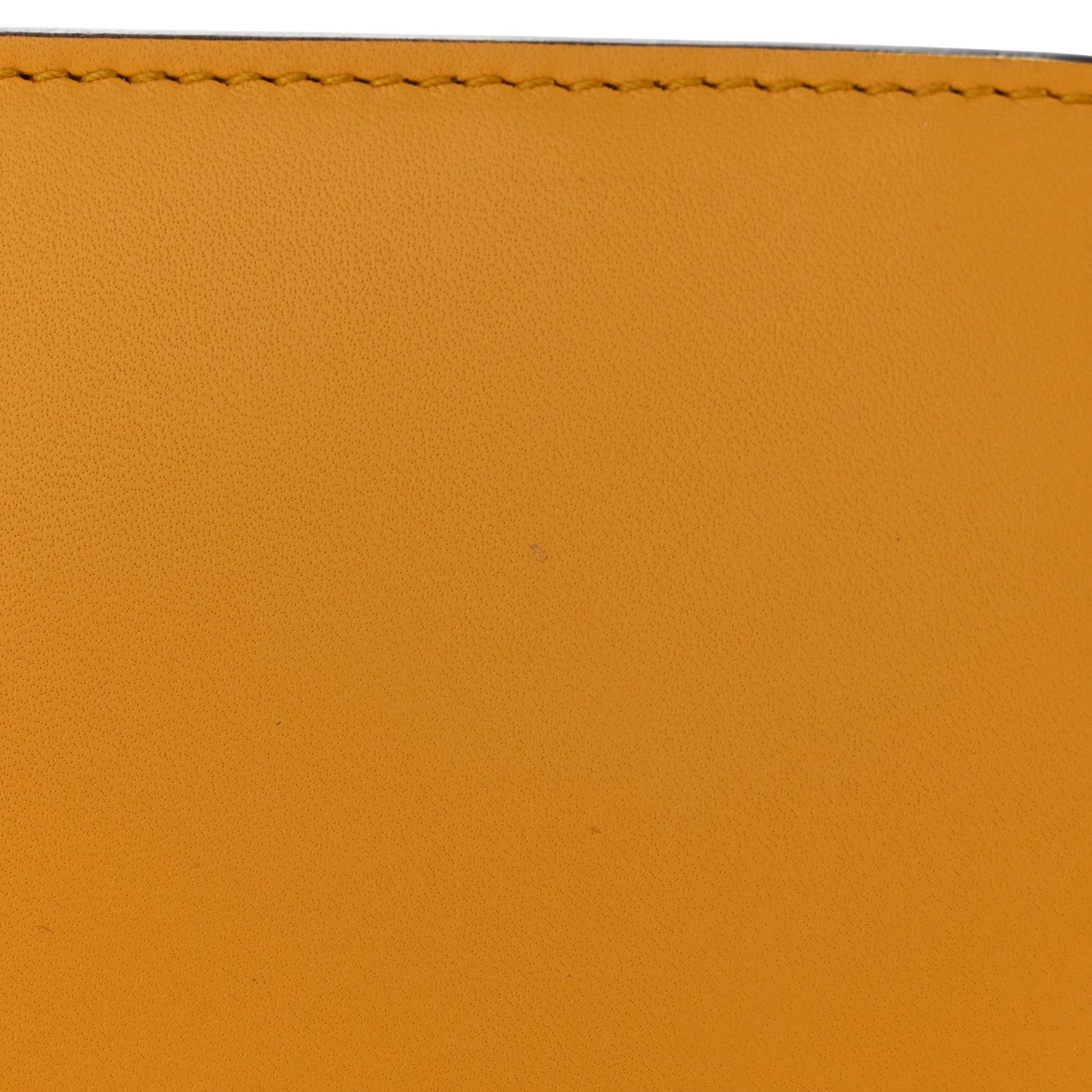Calfskin Embossed Tiger Bi-Fold Wallet Yellow