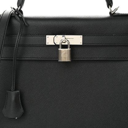 Hermes Epsom Kelly Sellier 32 Black 8 of 15