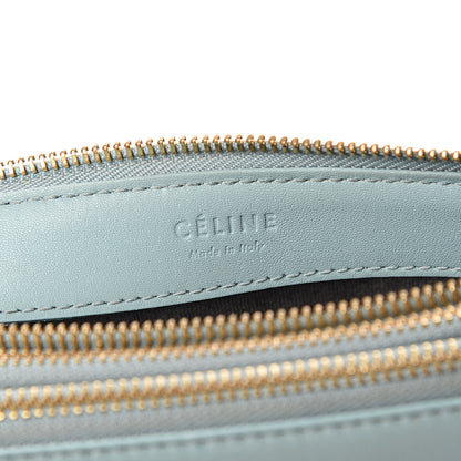 Celine Lambskin Small Trio Crossbody Bag Glacier 8 of 14