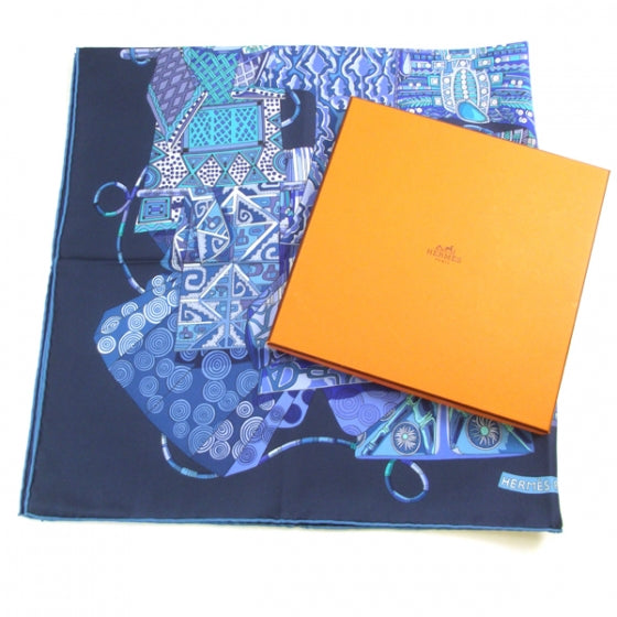 Hermes Silk Voyage En Etoffes Scarf 90 3 of 7