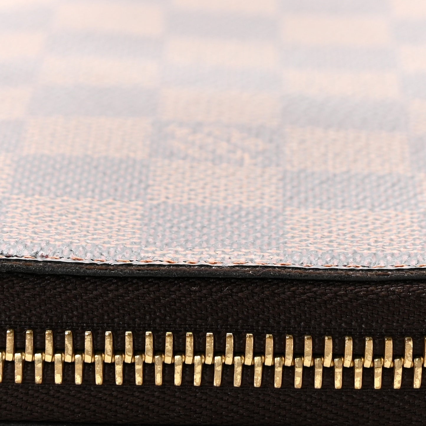 Damier Ebene Clemence Wallet Rose Ballerine