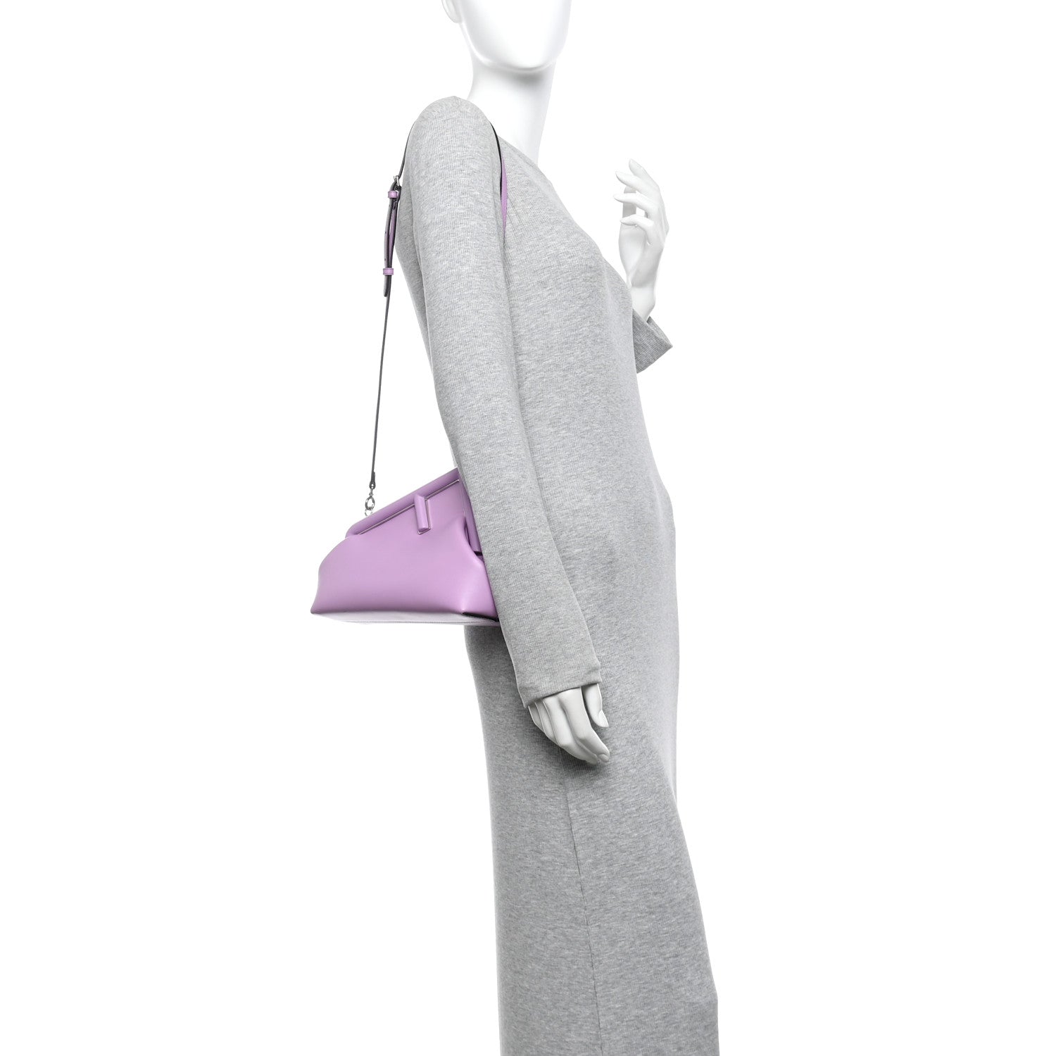 Fendi Shiny Nappa Small Fendi First Violetta 1800109 – FASHIONPHILE