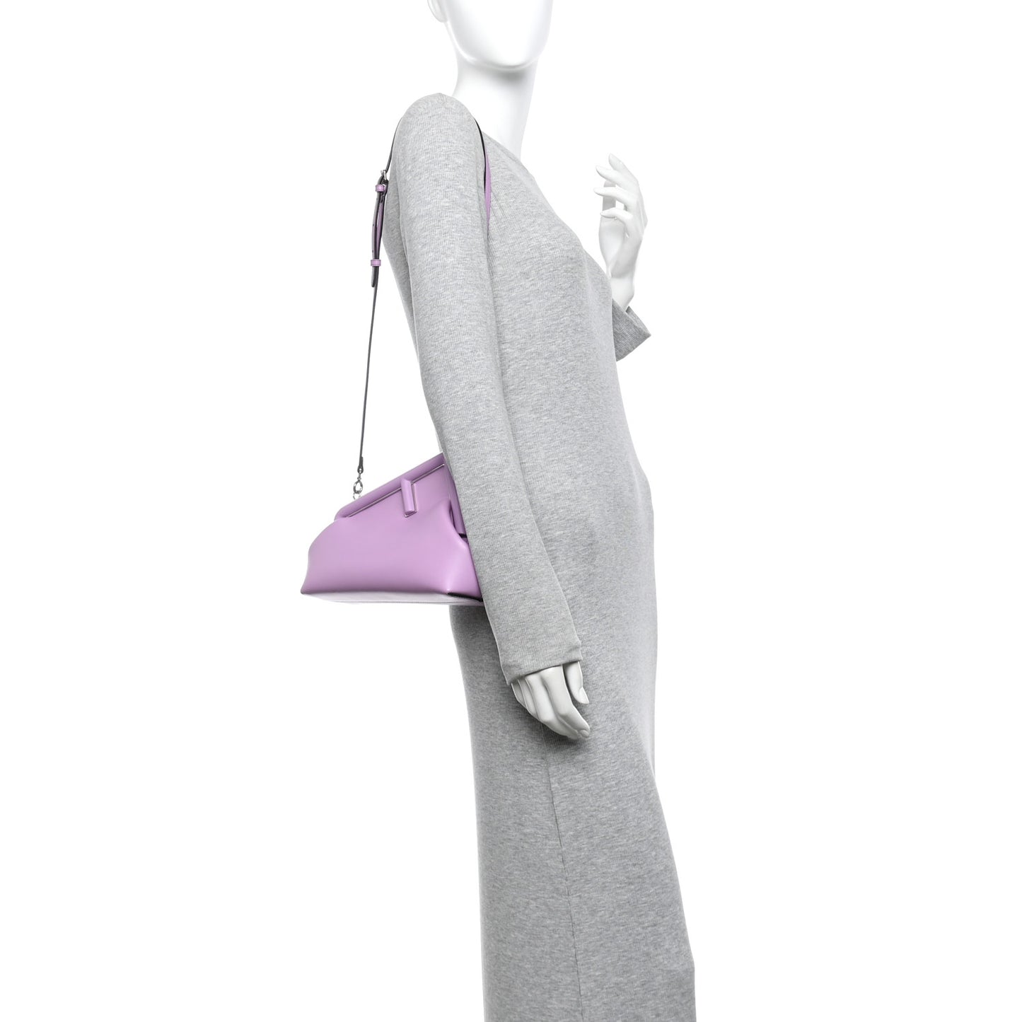 Shiny Nappa Small Fendi First Violetta
