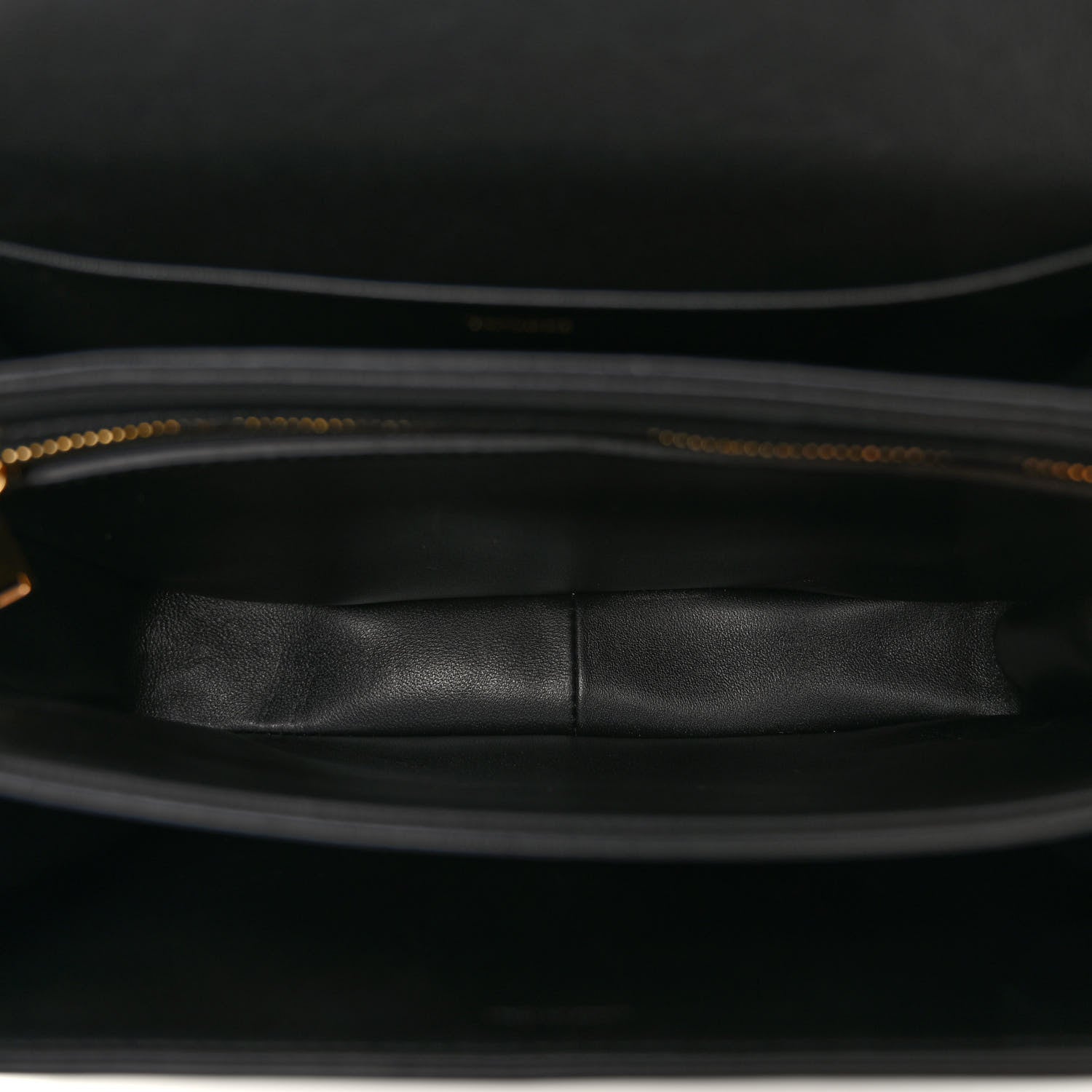 Celine Shiny Calfskin Medium Triomphe Black 5 of 10
