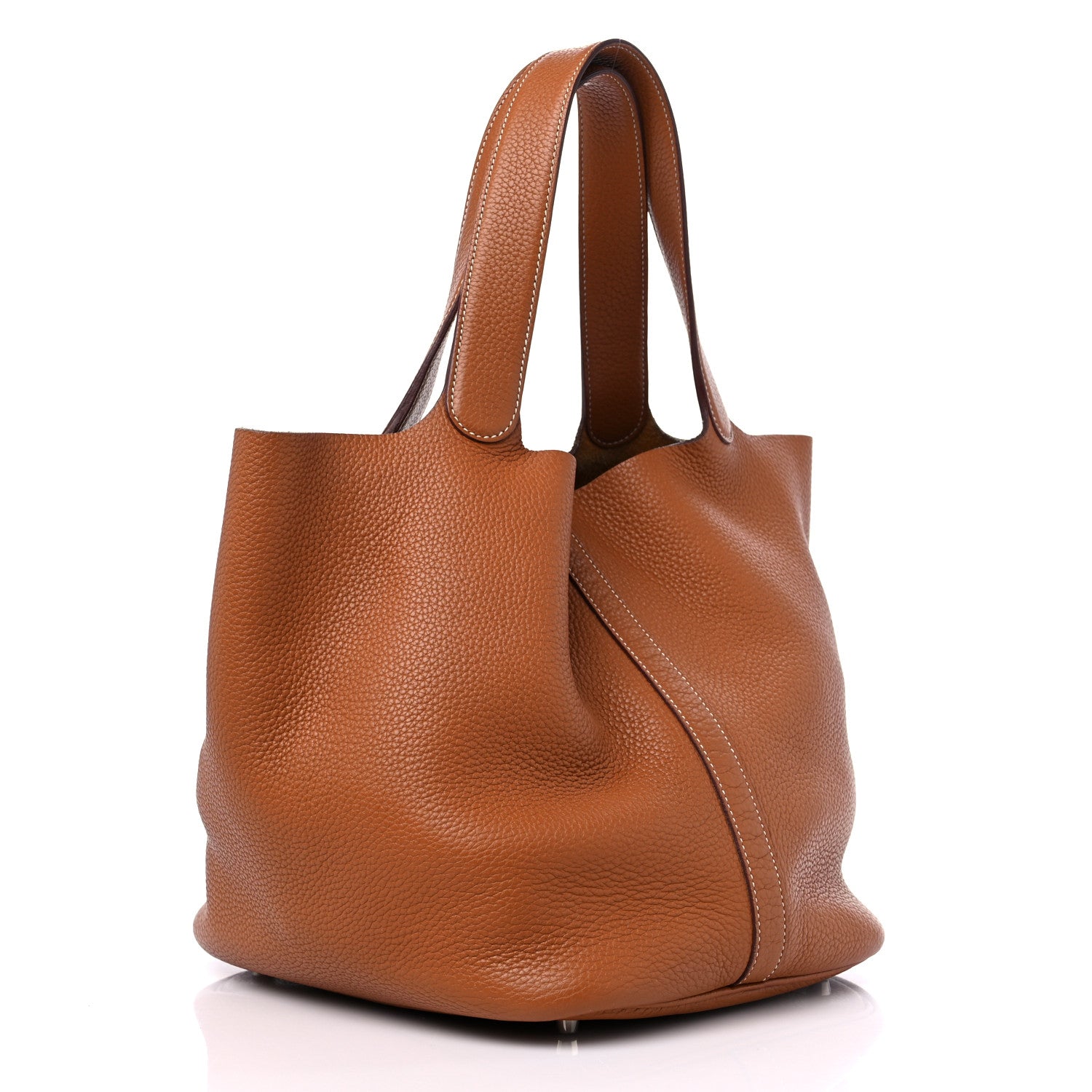 Hermes Barenia Faubourg Picotin Lock 22 MM Fauve 3 of 10