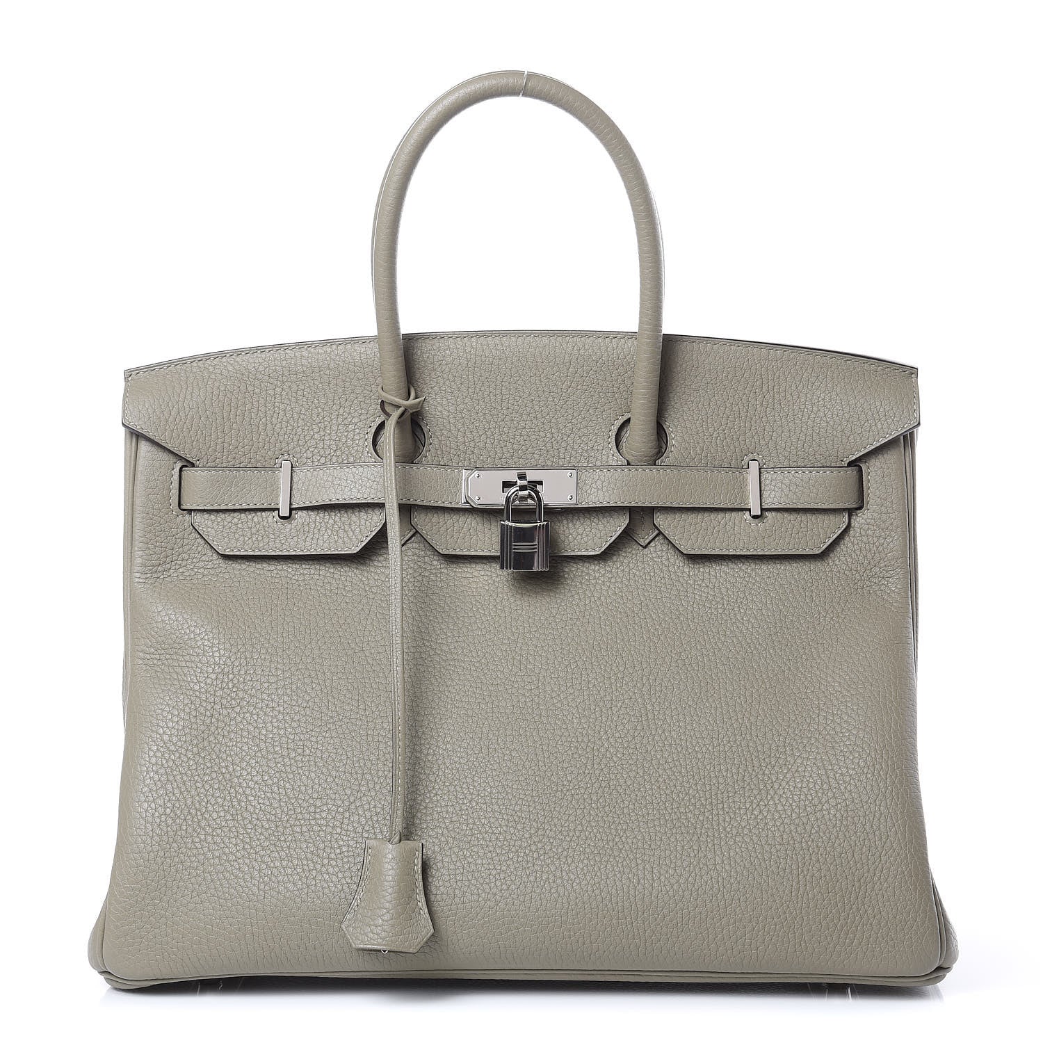 Hermes Taurillon Clemence Birkin 35 Sauge 1 of 28