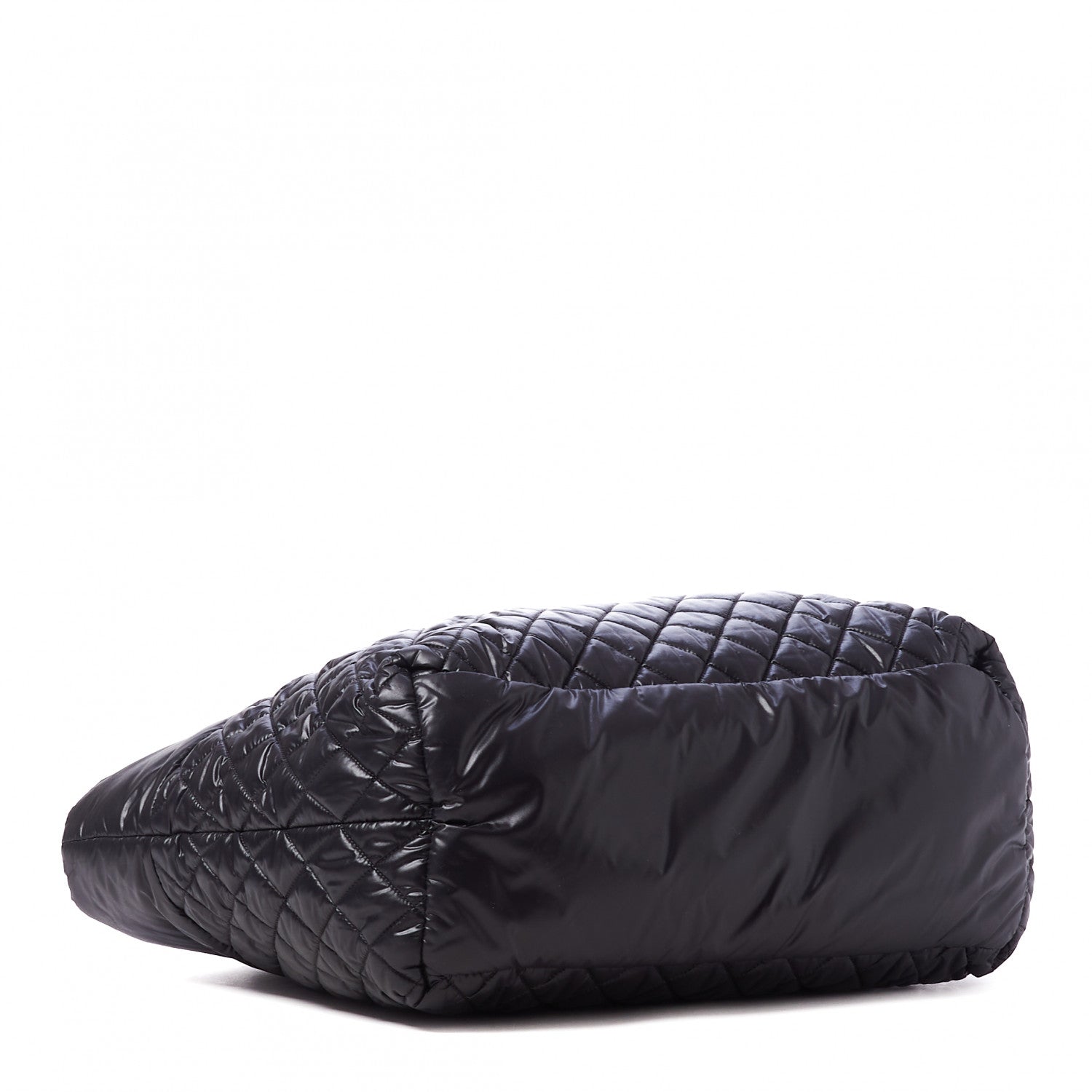 Chanel Nylon Quilted Large Coco Cocoon Tote Black 4 of 10