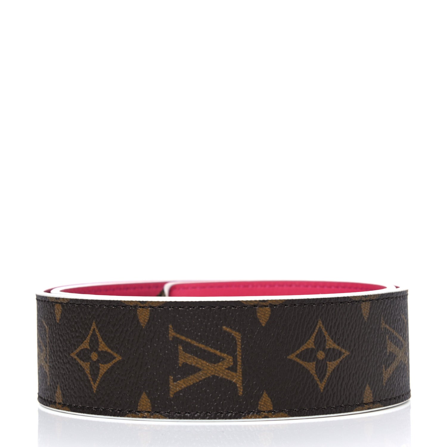 Louis Vuitton Monogram Bandouliere Shoulder Strap Hot Pink 2 of 5