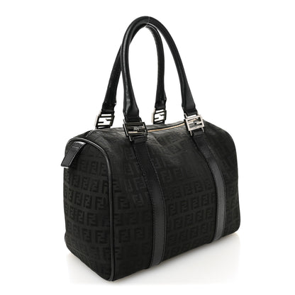 Fendi Zucchino Vitello Small Boston Black 3 of 10