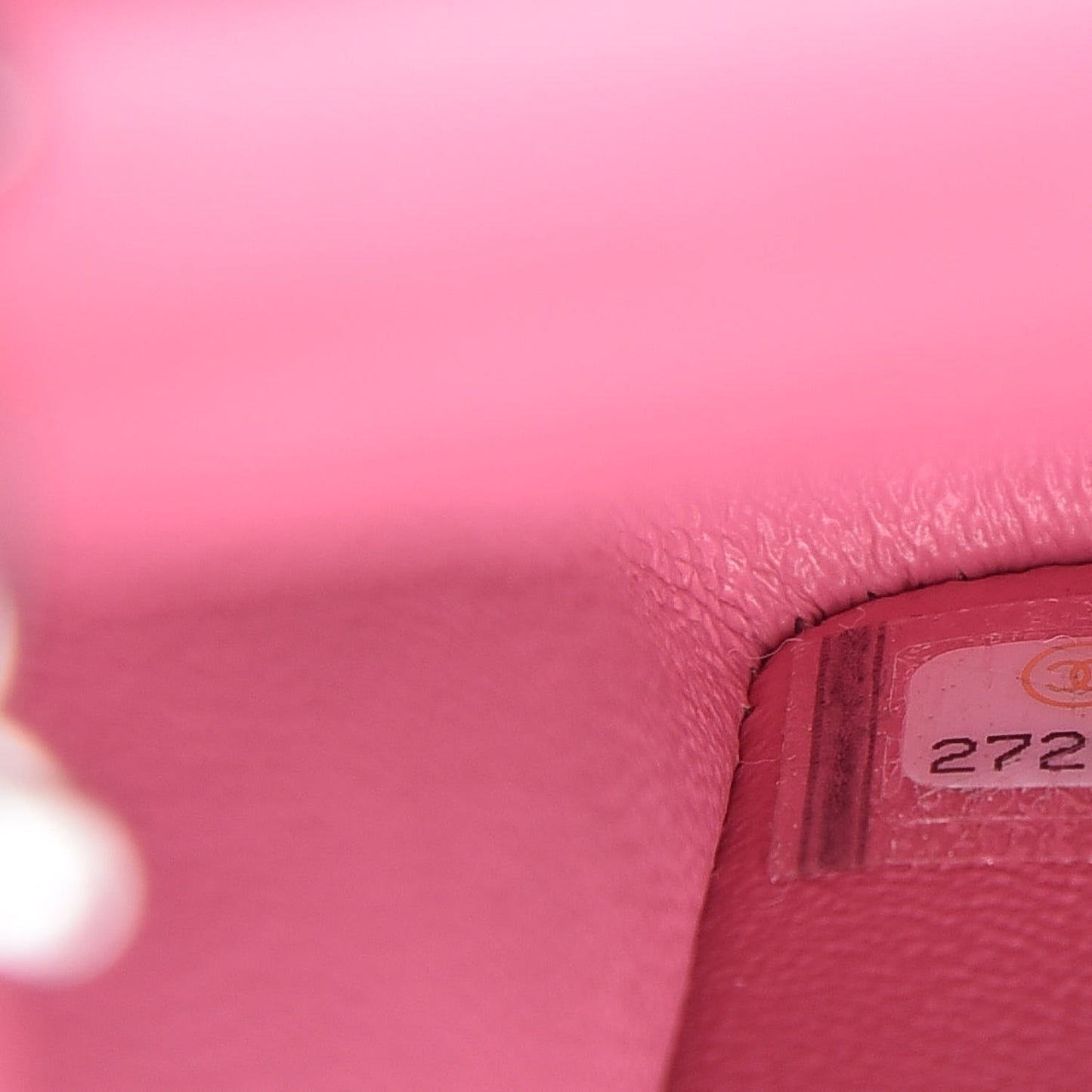 Lambskin Quilted Mini Rectangular Flap Pink