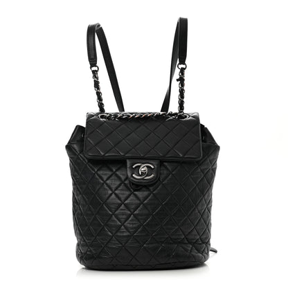 Chanel Lambskin Quilted Small Urban Spirit Backpack Black 1 of 14