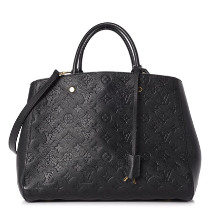 Louis Vuitton Empreinte Montaigne GM Black 1 of 9