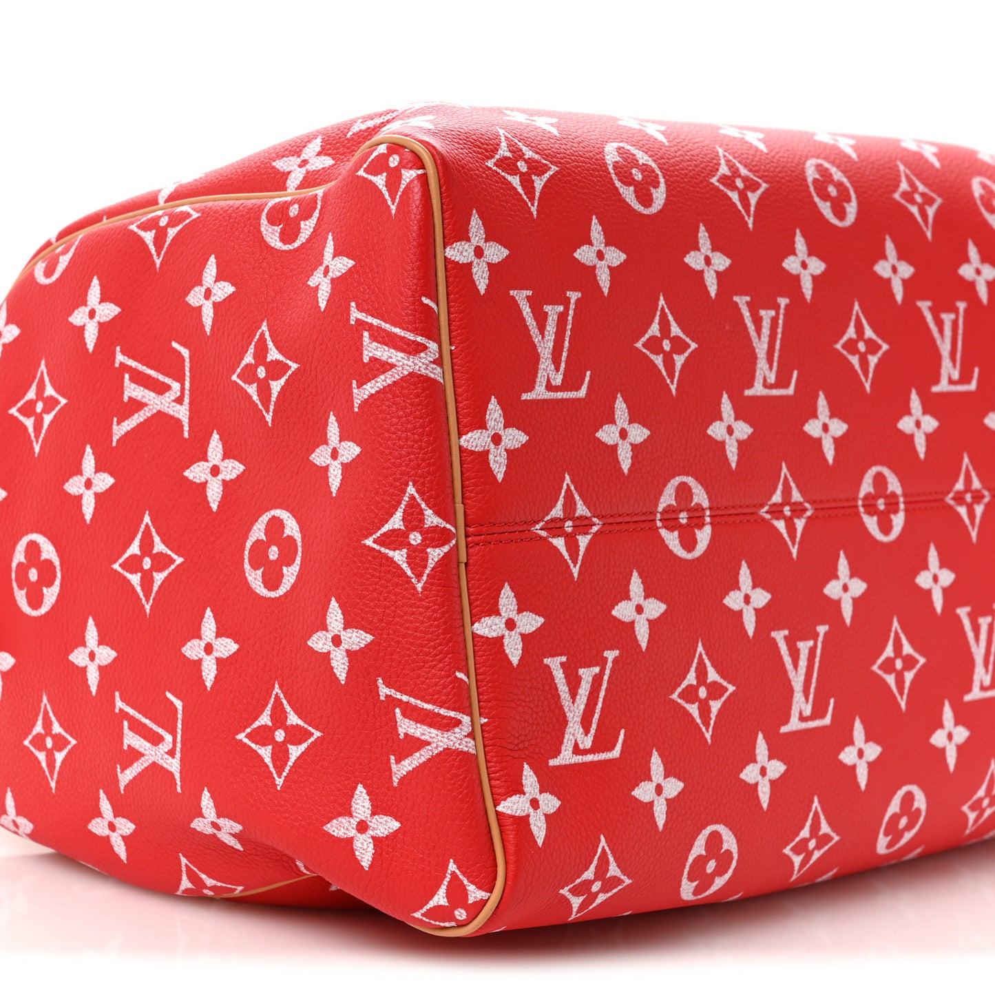 Calfskin Monogram Speedy P9 Bandouliere 40 Red