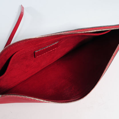 Louis Vuitton Epi Neverfull MM GM Pochette Carmine 5 of 7
