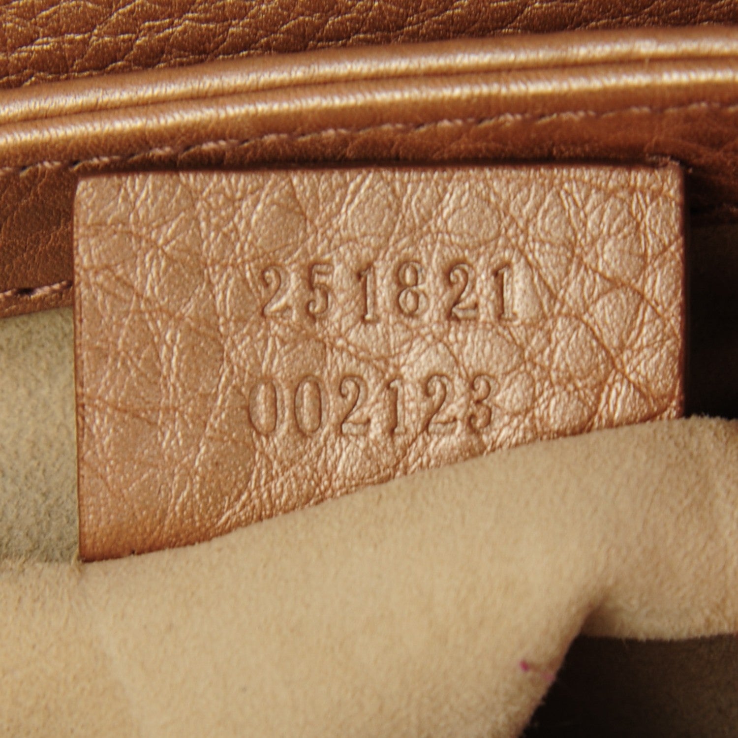 Gucci Dollar Calfskin Small 1973 Chain Shoulder Bag Camelia 7 of 7