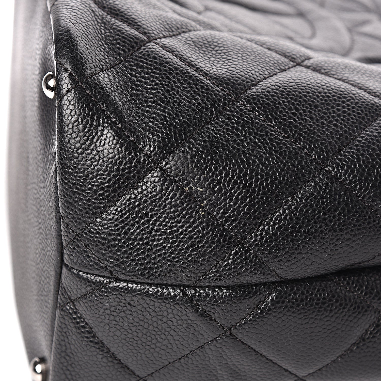Chanel Caviar Quilted CC Timeless Soft Tote Black 13 of 14
