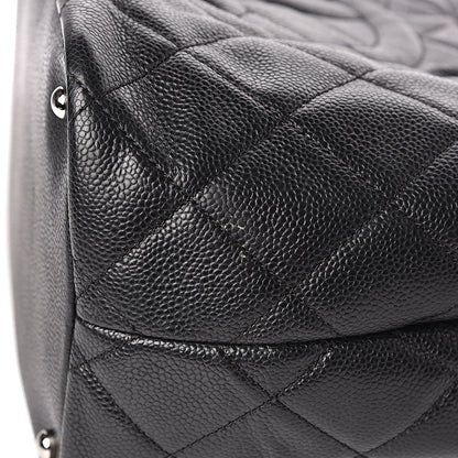 Chanel Caviar Quilted CC Timeless Soft Tote Black 13 of 14