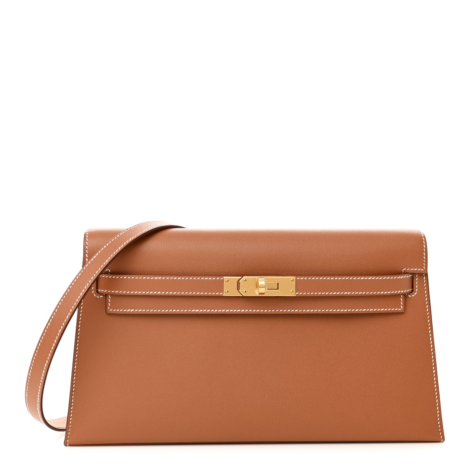 Hermes Madame Calfskin Kelly Elan Gold 1 of 11