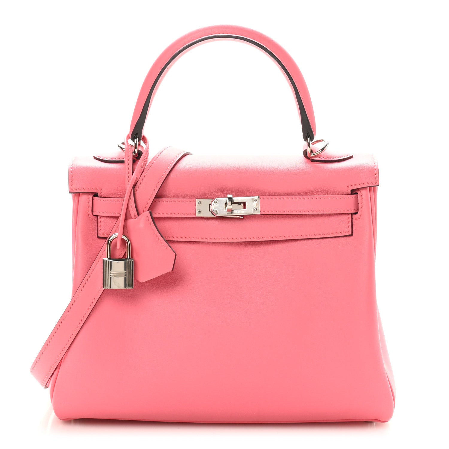 Hermes Swift Kelly Retourne 25 Rose Azalee 1 of 10