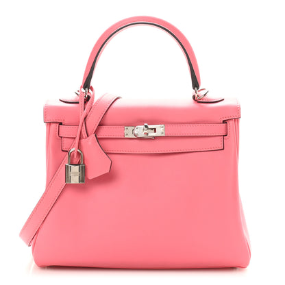 Hermes Swift Kelly Retourne 25 Rose Azalee 1 of 10