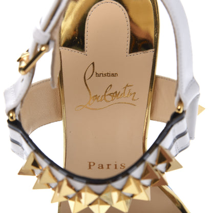 Christian Louboutin Studded Griotta 110 Wedges 37 Multicolor 7 of 8