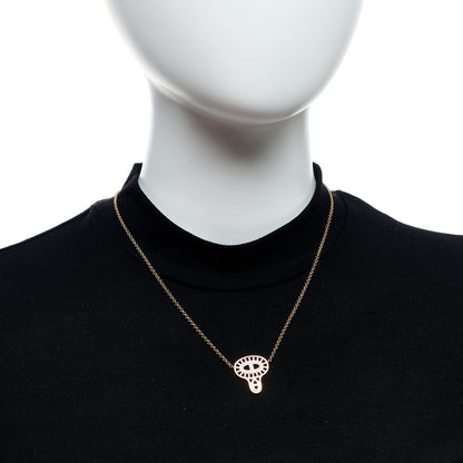 Hermes 18K Rose Gold Diamond Chaine D'Ancre Divine Pendant Necklace ST 2 of 6